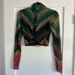 AFRM Green and Red top